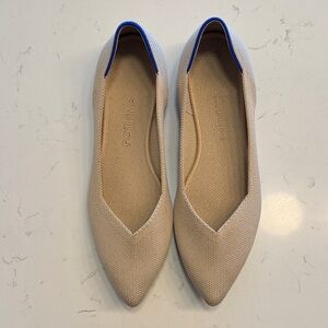 Rothy's The Point II in Ecru size 8